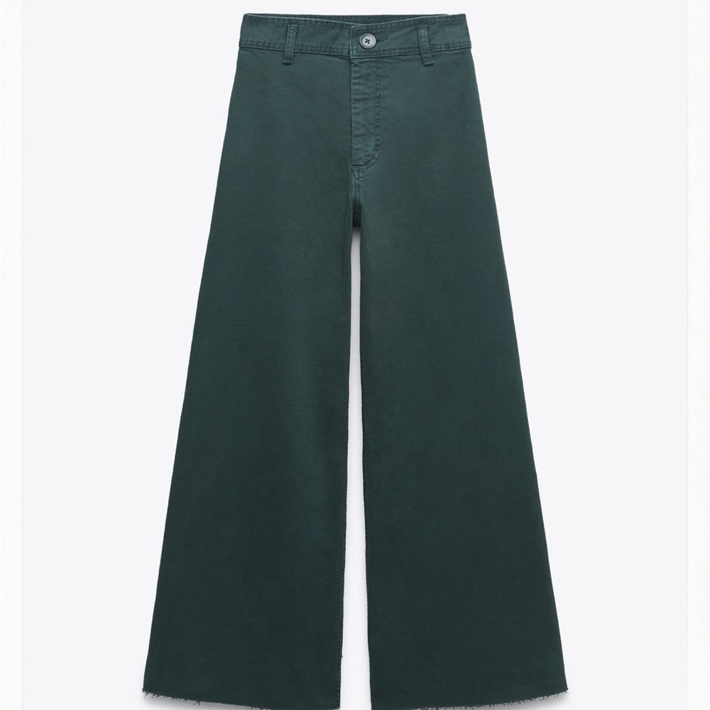 Zara Women’s Dark Green Marine Pants